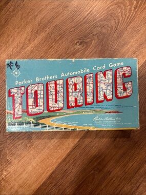 VNTGE 1958 PARKER BROTHERS TOURING AUTOMOBILE CARD GAME